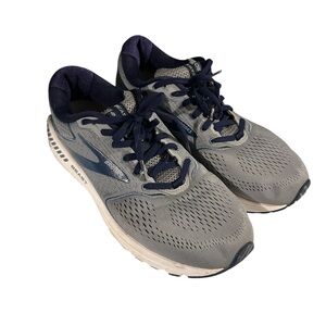 Brooks Gray and Blue Athletic Shoes